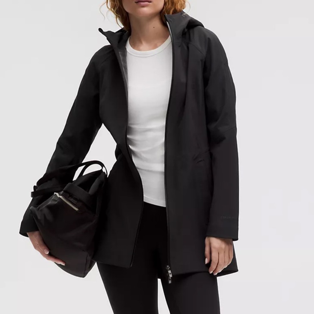 Lululemon Black Rain Jacket